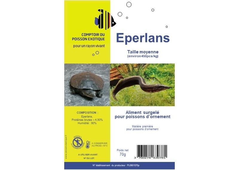 Eperlan - Blister 70 gr - Blister 100 gr - Comptoir du Poisson exotique