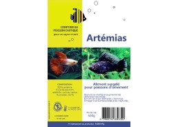 Artémias - Plaque 500 gr - Plaques de 500 gr - Comptoir du Poisson exotique
