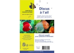 Nourriture special discus avec ail - Blister 100 gr - Blister 100 gr - Comptoir du Poisson exotique