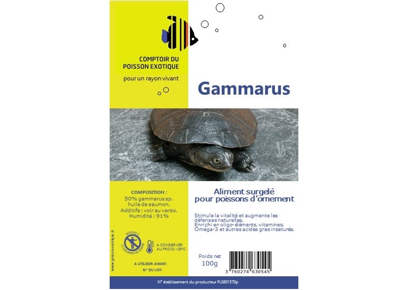 Gammarus - Blister 100 gr - Blister 100 gr - Comptoir du Poisson exotique