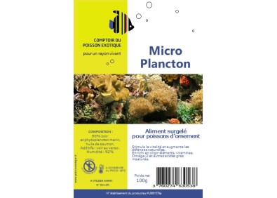 Microplancton - Blister 100 gr - Blister 100 gr - Comptoir du Poisson exotique