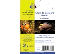 Chair de poisson de mer - Blister 100 gr - Blister 100 gr - Comptoir du Poisson exotique