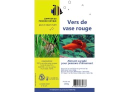 Vers de vase rouges - Blister 100 gr - Blister 100 gr - Comptoir du Poisson exotique