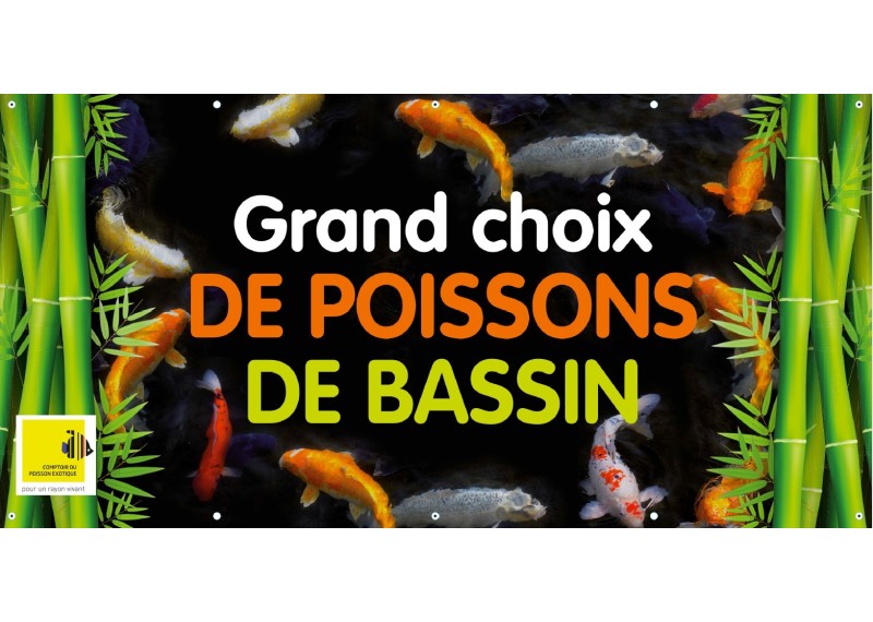 Calicot couleur 2m x 1m bassin - Accessoires - Comptoir du Poisson exotique