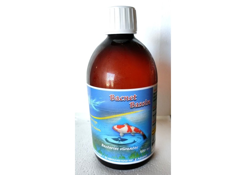 Bacnet bassin 500 ml - Produits aquanet - Comptoir du Poisson exotique