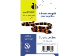 Souris T3 petite 10-15 gr - Sachet noir - 10 pcs - Sachet - Comptoir du Poisson exotique