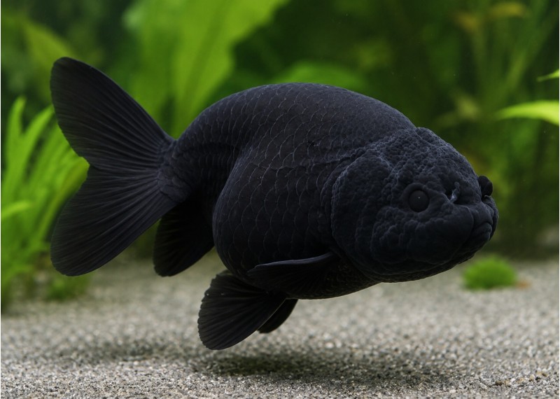 Ranchu grade A full black